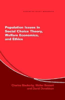 Population Issues in Social Choice Theory, Welfare Economics, and Ethics book cover