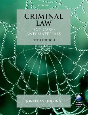 Criminal Law book cover