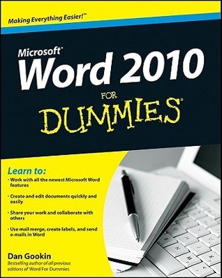 Word 2010 for Dummies book cover