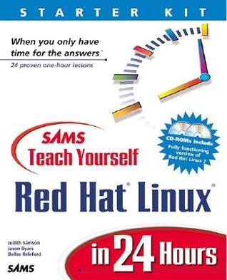 Sams Teach Yourself Red Hat Linux in 24 Hours book cover