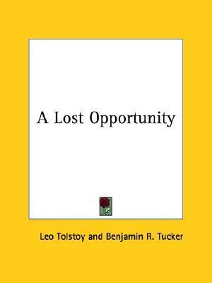 A Lost Opportunity