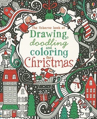 The Usborne Book of Drawing, Doodling and Coloring for Christmas book cover