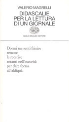 Instructions on How To Read a Newspaper and Other Poems (Contemporary Italian Poets in Translation) book cover