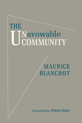 The Unavowable Community book cover