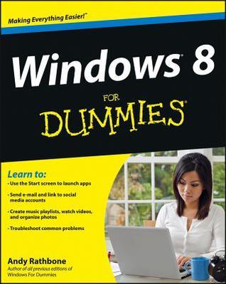 Windows 8 for Dummies book cover