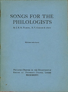 Songs for the Philologists by J.R.R. Tolkien Goodreads