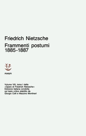 Frammenti postumi 1885-1887 book cover