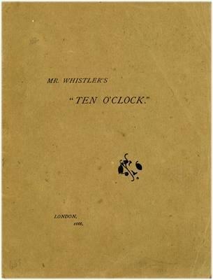 Mr. Whistler's Ten O'Clock book cover