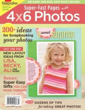 Super Fast Pages With 4 X 6 Photos book cover