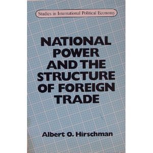 National Power and the Structure of Foreign Trade book cover