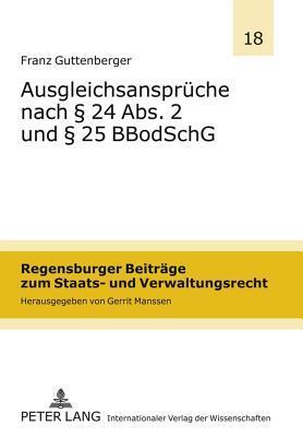 Ausgleichsansprüche nach § 24 Abs. 2 und § 25 BBodSchG (Regensburger ...