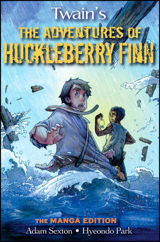 Twain's the Adventures of Huckleberry Finn book cover
