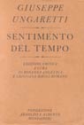 Sentimento del tempo book cover