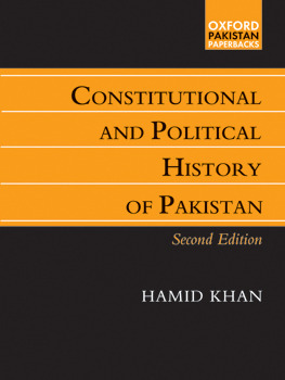 Constitutional and Political History of Pakistan