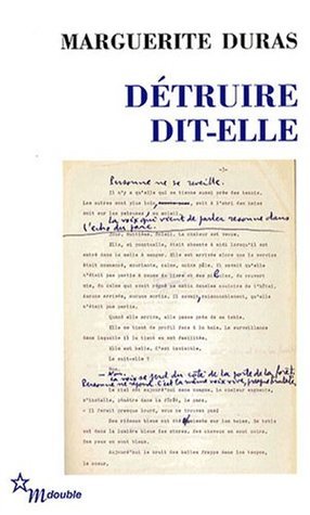 Détruire, ditelle by Marguerite Duras Goodreads