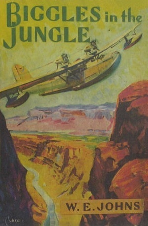 Biggles in the Jungle book cover