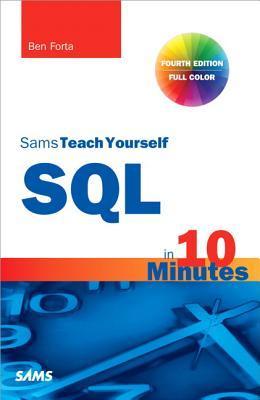 SQL in 10 Minutes, Sams Teach Yourself book cover