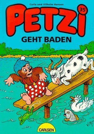 Petzi geht baden book cover