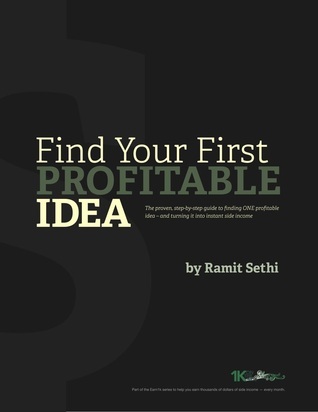 Find Your First Profitable Idea book cover