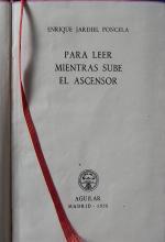 Para leer mientras sube el ascensor book cover