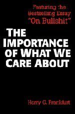 The Importance of What We Care About book cover