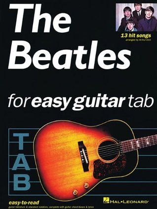 The Beatles for Easy Guitar Tab book cover