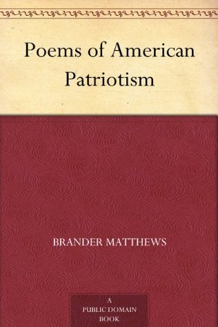 Poems of American Patriotism book cover