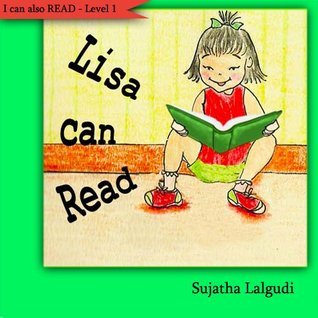Early Readers : Lisa can Read : children, Early reader books level 1. Easy reader book. Beginner reading books level 1