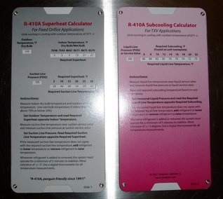 R410a Superheat Subcooling Calculator Charging Chart by Refrigerant Reference | Goodreads