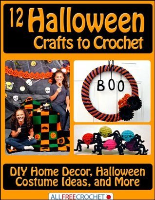 12 Halloween Crafts to Crochet book cover