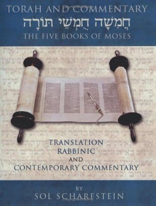 Book cover of Torah and Commentary: The Five Books of Moses