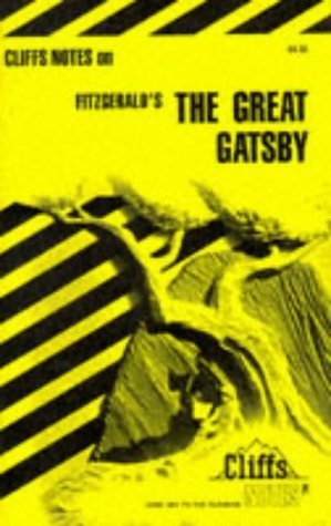 Cliffs Notes on Fitzgerald's The Great Gatsby book cover