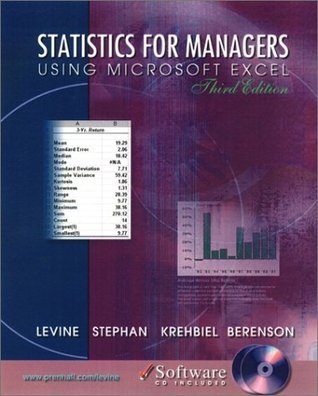 Statistics for Managers Using Microsoft Excel by David M. Levine ...