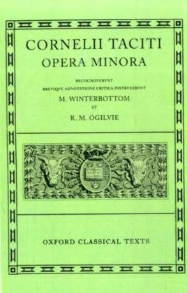 Opera Minora (Classical Texts) by Tacitus | Goodreads