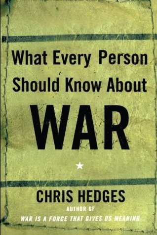 What Every Person Should Know About War book cover