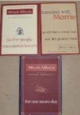 For One More Day/The Five People You Meet in Heaven/Tuesdays With Morrie book cover