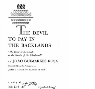 The Devil to Pay in the Backlands