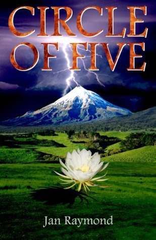 Circle of Five book cover featuring mystical elements