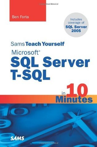 Sams Teach Yourself Microsoft SQL Server T-SQL in 10 Minutes book cover