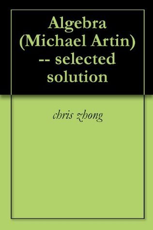 ARTIN M ALGEBRA 2ND EDITION visual data 2