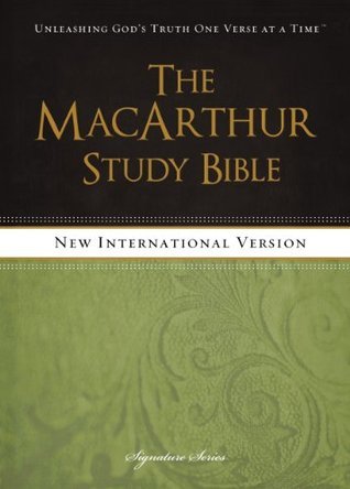 The NIV MacArthur Study Bible book cover