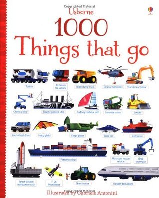 1000 Things That Go book cover