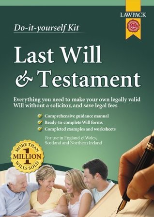Last Will and Testament Kit by Richard Dew | Goodreads