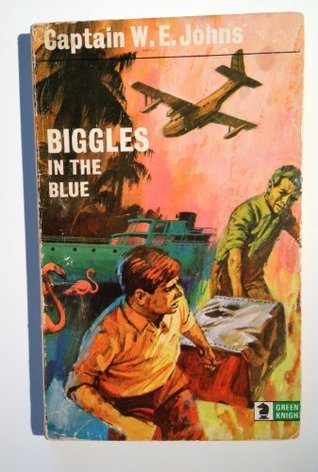 Biggles in the Blue book cover