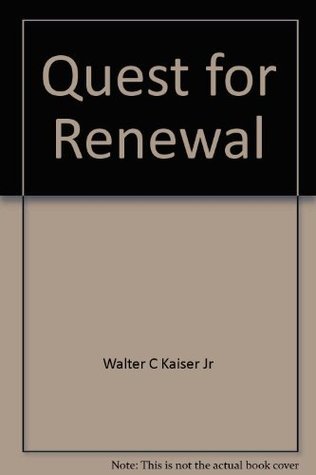 Quest for renewal book cover