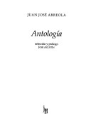 Antologia book cover