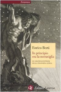 In principio era la meraviglia book cover