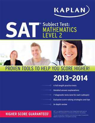 Kaplan SAT Subject Test: Mathematics Level 2 2013-2014 by Kaplan Test ...