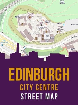 Edinburgh City Centre Street Map: Old Town, New Town, and West End of ...