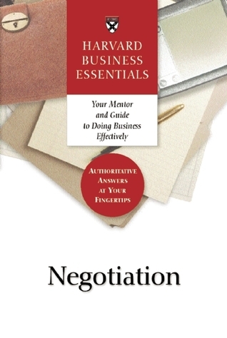 Negotiation book cover